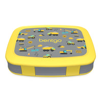 Bentgo Kids Prints 5-Compartment Lunch Box - Construction Truck-FUN & EXPRESSIVE PRINTS: Showcase your child's personality and make meal time more fun with colorful one-of-a-kind prints. 