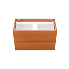 Modway Scenic 36" Wall-Mount Bathroom Vanity Cabinet - Cherry/Walnut-8