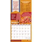 BrownTrout 2026 I Love Bacon Monthly Hanging Wall Calendar - 12" W x 24" H  - English-Use Right Away - 16-month calendar, 12 full monthly pages and beginning with a bonus spread of the final four months of the preceding year with an additional image