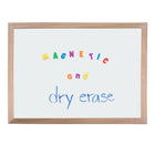 Flipside Crestline Wood Framed Magnetic Dry Erase Board - 24" x 36"-Features a durable, low-glare steel surface.