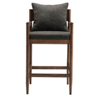 Modway Remington Wood Bar Stool - Charcoal-Fully Assembled