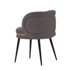 Manhattan Comfort Kaya 22.83" Modern Velvet Upholstered Dining Chair - Grey-Commercial Grade Tested with Weight Capacity of 330 lb