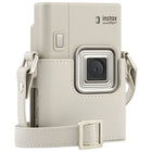 INSTAX MINI LiPlay+ Camera Case - Sand Beige-Featuring A debossed Instax logo & adjustable shoulder strap