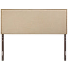 Modway Region Nailhead Upholstered Queen Headboard - Cafe-Elegant, expansive design