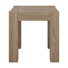 Hudson&Canal Langston 22"W Square Side Table - Antiqued Grey Oak-Table is made of high-quality and durable MDF materials