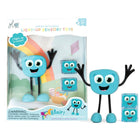 Glo Pals Light-Up Sensory Toy - Blair Character-Includes 2 Light-Up Cubes made from 100% recycled plastic