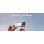 UGREEN Mini Magnetic Wireless 20W 10,000 mAh Power Bank - White-Frequency Range: The magnetic portable charger operates within a frequency range of 0.1102MHz to 0.205MHz, ensuring smooth and efficient charging performance.