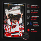 Frameworth Sebastian Aho 20" H x 29" W Framed Canvas Carolina Hurricanes 2026 Stanley Cup Champions Framed Canvas - Officially Licensed NHL/NHLPA-7
