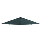 Outsunny 10' L x 10' W Square Gazebo Canopy Replacement UV Protected Top Cover - Grey-Durable and weather resistant extra tough polyester fabric with PA coating 