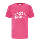 ATC Pink Shirt Day T-Shirt - Youth - XS - French-Order your pink t-shirts and hoodies! Students and staff can participate in a cause that promotes empathy, compassion and kindness