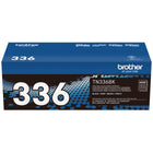 Brother TN336 High-Yield Black Toner Cartridge-Black toner produces sharp, professional documents
