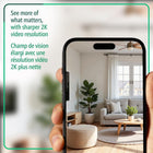 Blink Mini 2K+ Plug in Home and Pet Security Camera with 1 camera - White-Smarter protection — Receive AI-powered smart detection like person and vehicle detection as part of this Blink Subscription Plan bundle