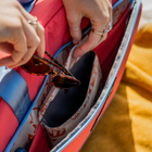 RovR TravelR 36 Can Soft Cooler Duffel with Shoulder Strap - Coral-Padded adjustable shoulder straps ready for the trail 