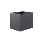 Modway Vitality 24" Bathroom Vanity - Grey/Black-Modern Bathroom Vanity
