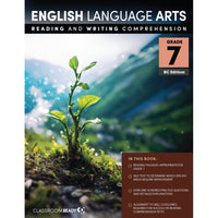 Classroom Ready English Reading & Writing Comprehension Workbook & Study Guide - Grade 7 - BC Edition-Coil Binding: Lays flat for all students for ease of completing practice questions and exercises