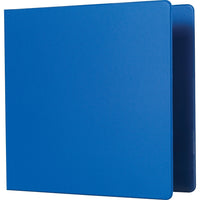 Staples Heavy-Duty Binder with D-Rings - 3" - Blue-One-Touch Rings open and close with ease