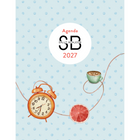 Les Editions de l'Homme 2027 Salut Bonjour Monthly and Weekly Planner - 7" x 9"-Double-page spreads from Monday to Sunday for a clear overview.
