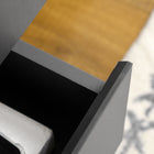 HOMCOM 47.2" L Sideboard Buffet Cabinet - Dark Grey-Anti-tipping design straps included