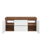 Modway Render 48" Single Sink Compatible Bathroom Vanity Cabinet - White/Walnut-8