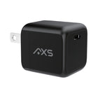 AXS 20W PROCharge USB-C PD GaN Wall Charger with PPS - Black-Integrated GaN technology provides a high-power, efficient charge that won’t overheat
