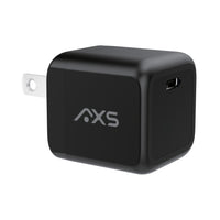 AXS 20W PROCharge USB-C PD GaN Wall Charger with PPS - Black-Integrated GaN technology provides a high-power, efficient charge that won’t overheat