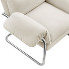 Modway Ansel Performance Velvet Accent Chair - Alabaster-8