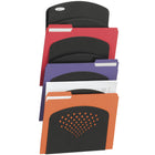 Safco 7-Pocket Steel Wall File - Letter/Legal Size - Black-Comfortably holds standard letter- and legal-size papers