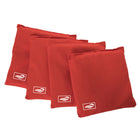 Triumph Competition Microfiber Bean Bag Set with Tray - 6" x 6" - Red/Blue - 8 Pack-Includes clear plastic storage container with two locking clasps
