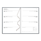 Letts 2026 Titanium Weekly/Monthly Hard Cover Planner - 8-1/4" x 5-5/6" - Charcoal - Multilingual-Hard, matte-laminated cover