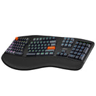 Adesso EasyTouch 1500 Ergonomic RGB Mechanical Keyboard – 104-Key, Cherry MX Red, Wired/Wireless/Bluetooth, VIA/QMK, Copilot Key-Copilot Key: One-touch access to powerful AI tools for coding, writing, and productivity tasks
