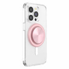 PopSockets PopGrip for MagSafe Round with Adapter Ring - Pinky-Easily remove the top to wirelessly charge your phone