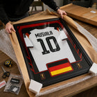 Frameworth Official FIFA World Cup 2026 Germany Jamal Musiala Framed Replica Jersey - 25.75" x 33.75"-6