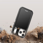 TUFF8 Impact+ Triple-layer Rugged Case for iPhone 17 Pro Max - Black-Triple-layer: Combines soft silicone and hard polycarbonate layers for superior durability