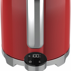 Salton NuRetro Digital 1.7 L Kettle - Space Cherry- Water level window allows you to boil what you need and reduce energy waste. 