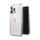 Speck Presidio Perfect Medium Pro Clear Case for iPhone 13-Pesidio Perfect is a pocket-friendly, slim design thin enough to allow for easy wireless charging while the case is still on your phone