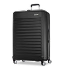 Samsonite Quest-X Spinner Large Expandable - 31.5" - Black-Constructed of polycarbonate - a highly impact-resistant material that is strong and lightweight
