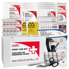 First Aid Central Type 2 Basic First Aid Kit - Large - CSA Z122-24 Standard - Metal Case-Packed in a durable wall mountable metal case with bilingual first kit logo.