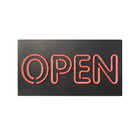 Futech LED Open Sign - 24" W x 10.5" H - Red-Indoor Use Only