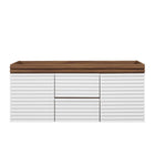 Modway Render 48" Double Sink Compatible Bathroom Vanity Cabinet - White/Walnut-9