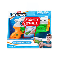 ZURU XSHOT Fast Fill Nano-Fast-Fill: The Fast-Fill allows you to refill in 1 second. Just dunk, fill and close with our rapid seal technology
