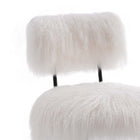 Modway Skylar Sheepskin Chair - White-7