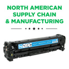 CIG HP 305A Remanufactured Toner Cartridge - Standard Yield - Cyan-2-year warranty with 100% performance guarantee