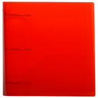 JAM Paper Plastic 3" 3-Ring Binder - Red-This document holder is a staple for all of your projects, assignments, memos, school work, and any other important documents that need to be kept safe