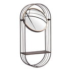 Zuo Saroni Mirror Shelf - Antique Grey-3 year limited warranty