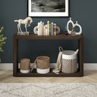 Hudson&Canal Kellan 52"W Console Table - Alder Brown-Features easy assembly