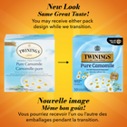 Twinings Pure Camomile Herbal Tea Bags - 50 Pack-Delivers a smooth and soothing infusion with a light yellow colour in the cup