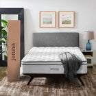 Modway Jenna 14" Innerspring and Foam California King Mattress-9.84" Individually Wrapped Coils