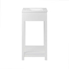 Modway Altura 24" Bathroom Vanity - White-Non-Marking Foot Caps