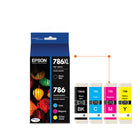 Epson T786 Ink Cartridge - Combo Capacity - Black & Colour Combo-Worry-free handling - smudge, fade and water resistant prints 