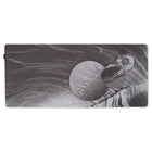 ONEofZERO Large Premium Desk Pad - Anti Slip Rubber Bottom - Anomalies Lunar-Tightly Woven Stitched Edges: For enhanced durability and to reduce fraying over time